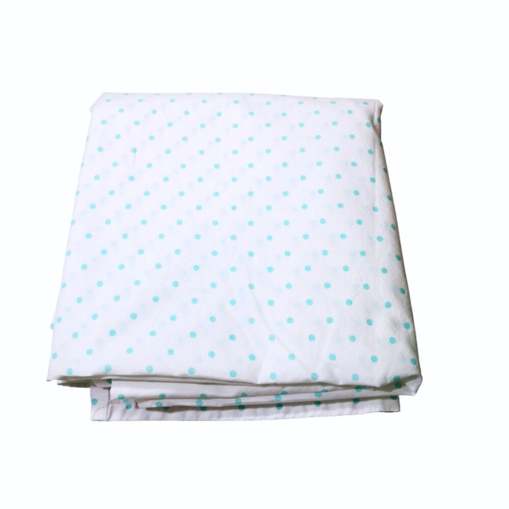 Brand New Pottery Barn Kids 100% Organic Cotton Polka Dot Full Flat Sheet